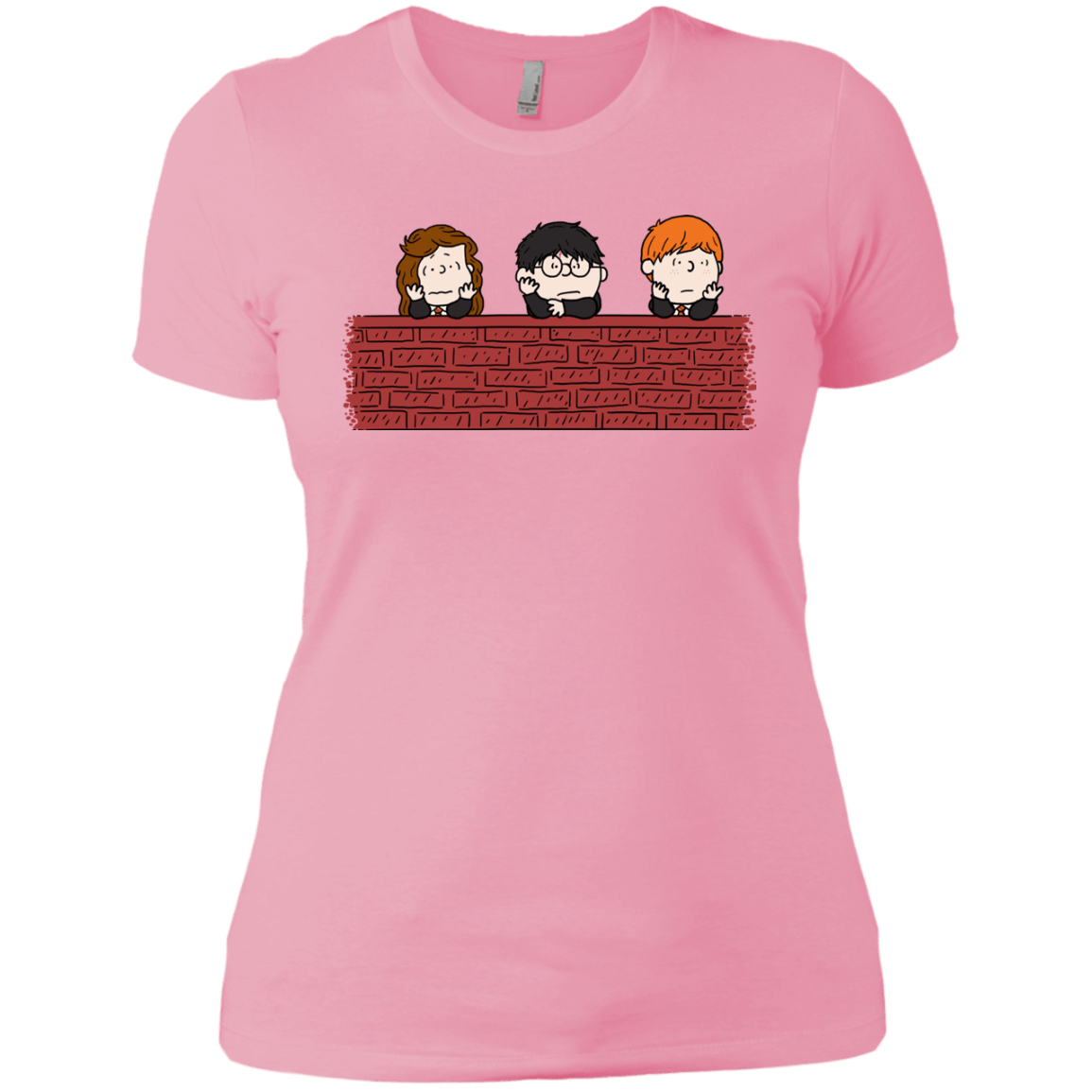 T-Shirts Light Pink / X-Small Brick Wall Women's Premium T-Shirt