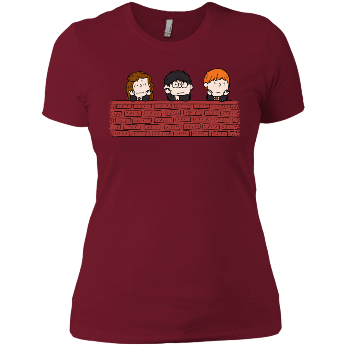 T-Shirts Scarlet / X-Small Brick Wall Women's Premium T-Shirt