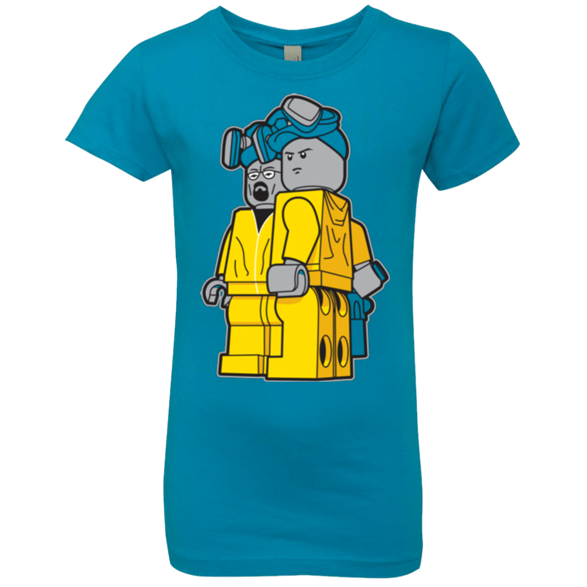 T-Shirts Turquoise / YXS Bricking Bad Girls Premium T-Shirt