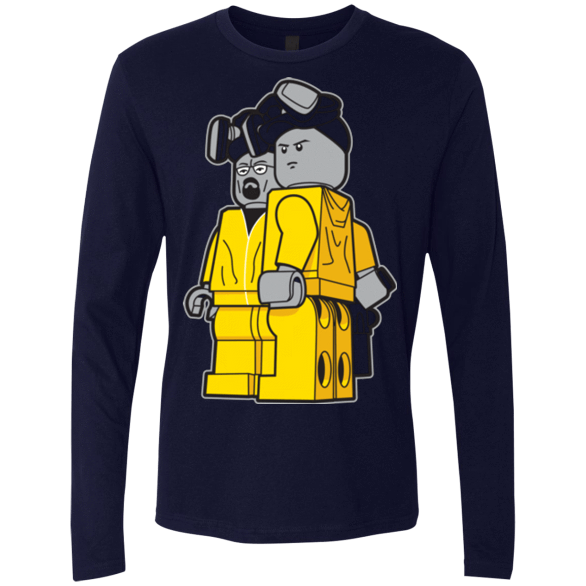 T-Shirts Midnight Navy / Small Bricking Bad Men's Premium Long Sleeve