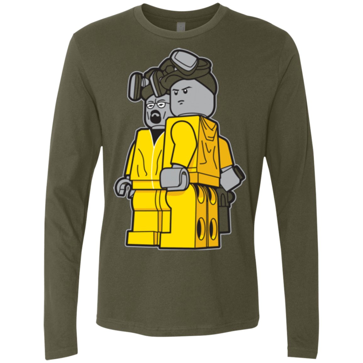T-Shirts Military Green / Small Bricking Bad Men's Premium Long Sleeve