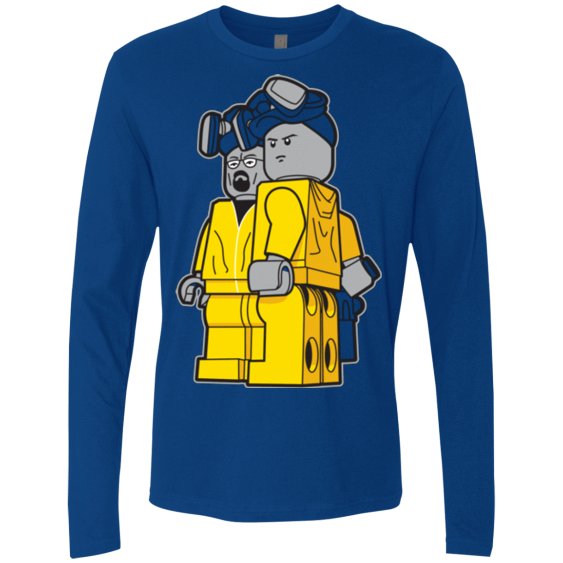 T-Shirts Royal / Small Bricking Bad Men's Premium Long Sleeve