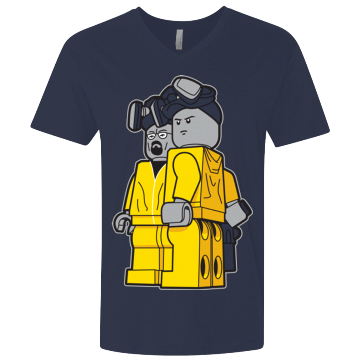 T-Shirts Midnight Navy / X-Small Bricking Bad Men's Premium V-Neck