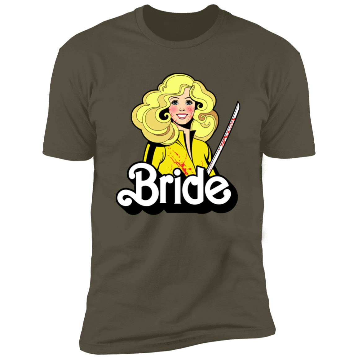 T-Shirts Military Green / S Bride Men's Premium T-Shirt