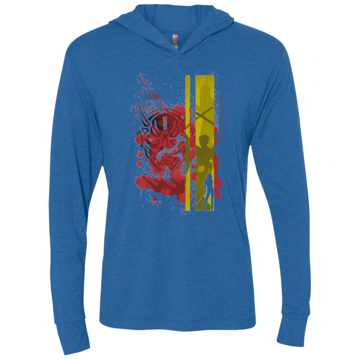 T-Shirts Vintage Royal / X-Small Bride's Story Triblend Long Sleeve Hoodie Tee