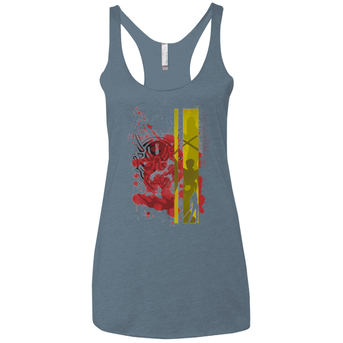 T-Shirts Indigo / X-Small Bride's Story Women's Triblend Racerback Tank