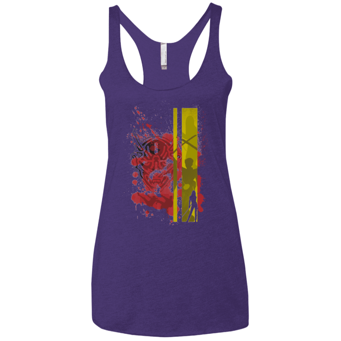 T-Shirts Purple / X-Small Bride's Story Women's Triblend Racerback Tank