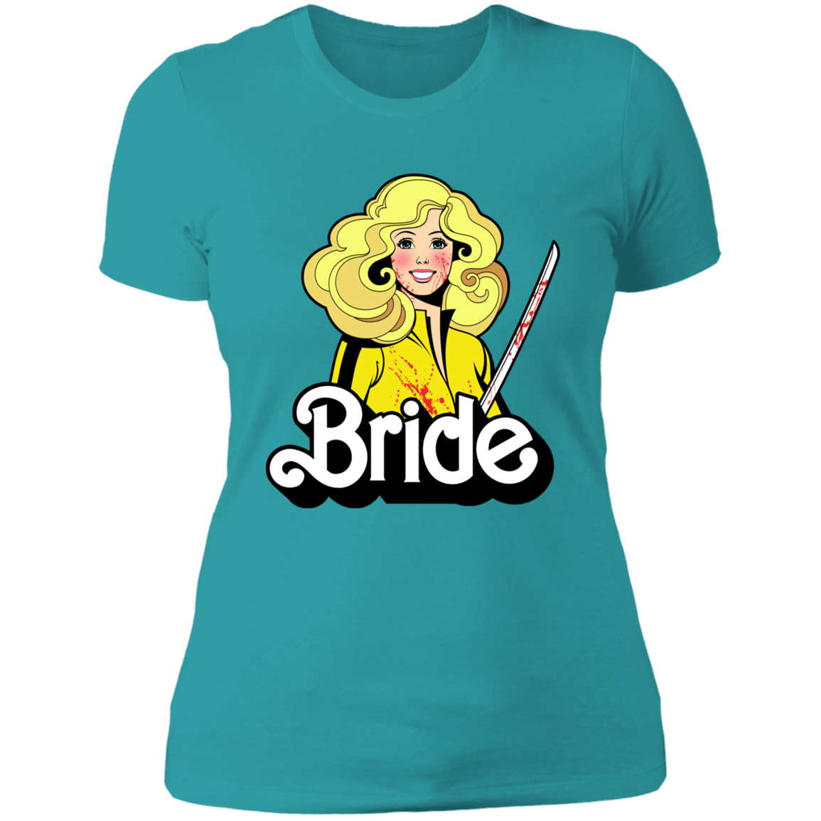 T-Shirts Tahiti Blue / S Bride Women's Premium T-Shirt