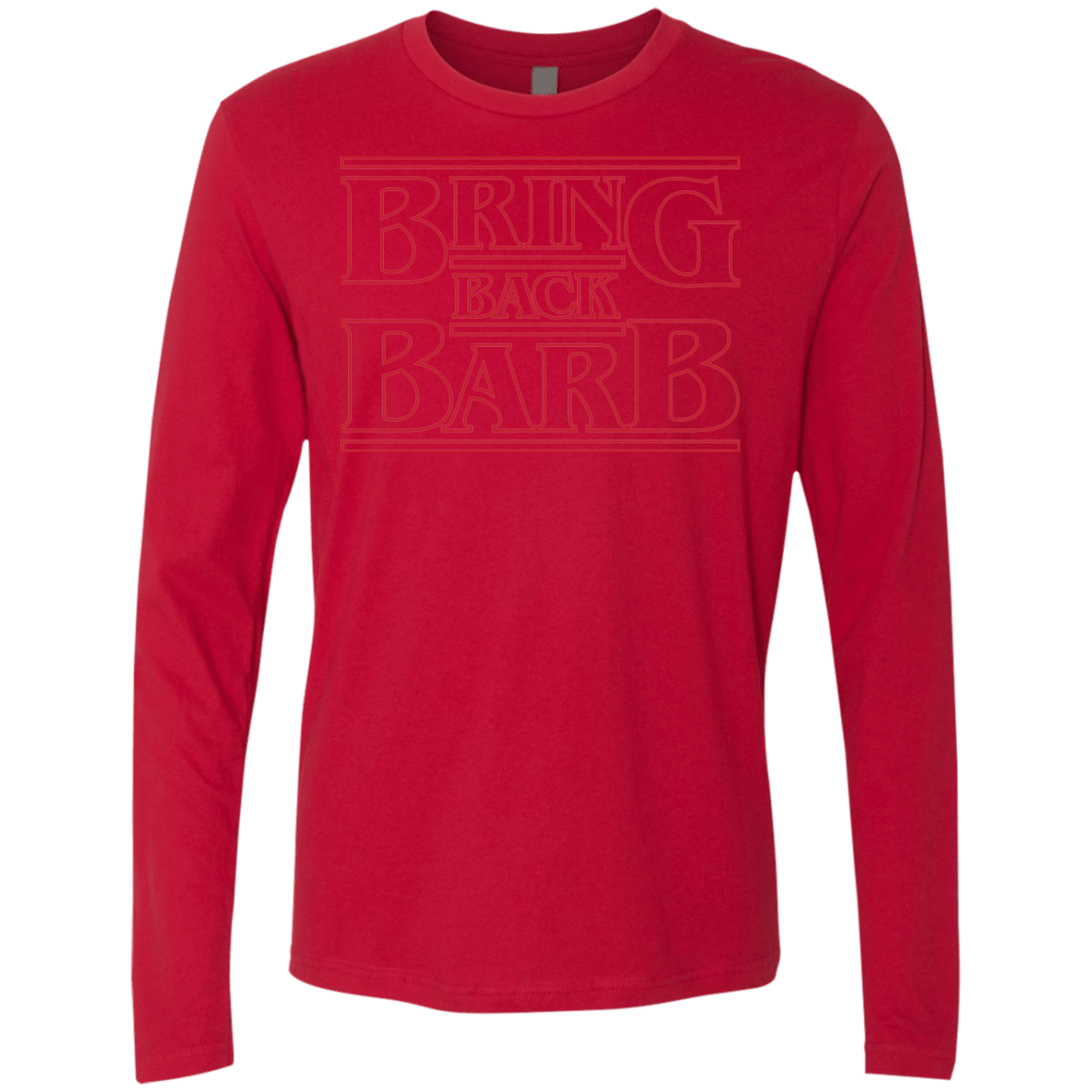 T-Shirts Red / Small Bring Back Barb Men's Premium Long Sleeve