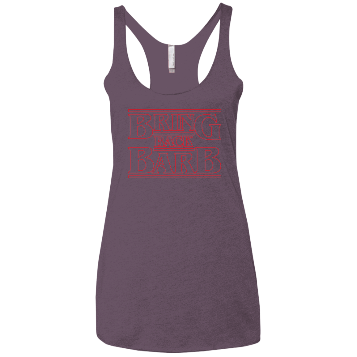 T-Shirts Vintage Purple / X-Small Bring Back Barb Women's Triblend Racerback Tank