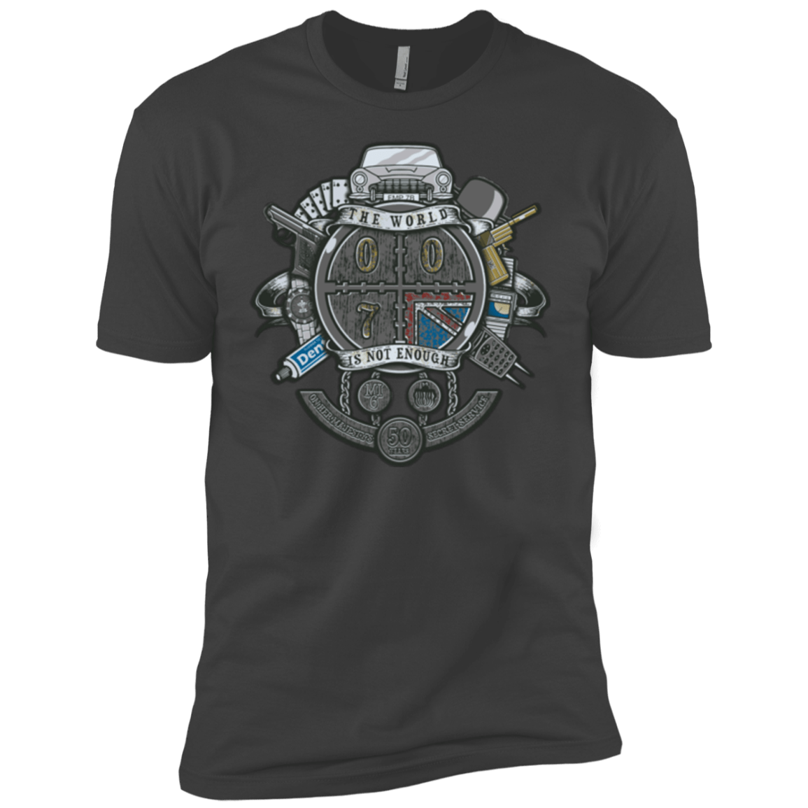 T-Shirts Heavy Metal / YXS British Spy Crest Boys Premium T-Shirt