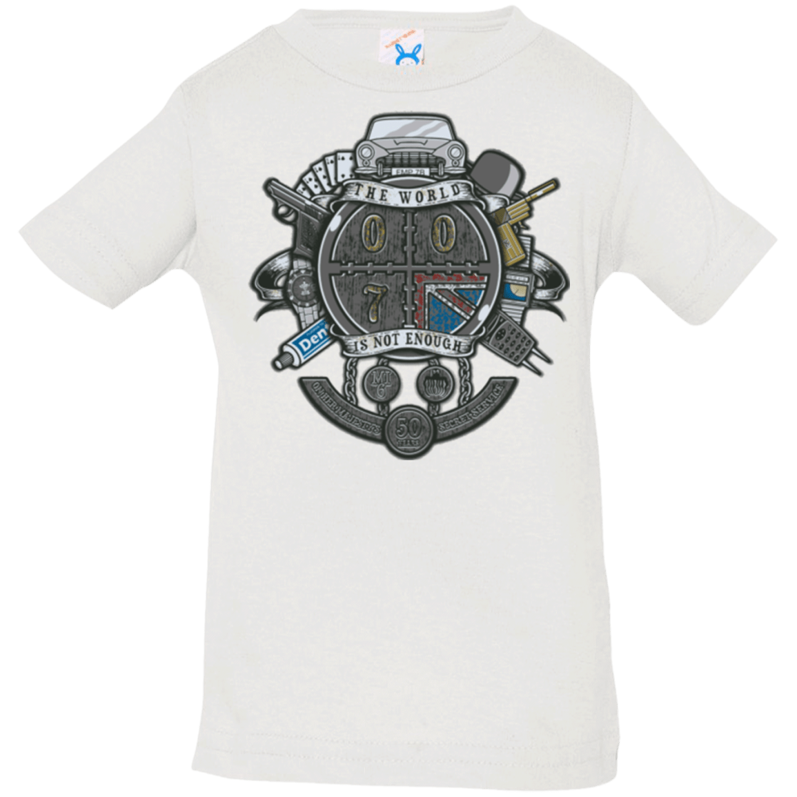 T-Shirts White / 6 Months British Spy Crest Infant PremiumT-Shirt