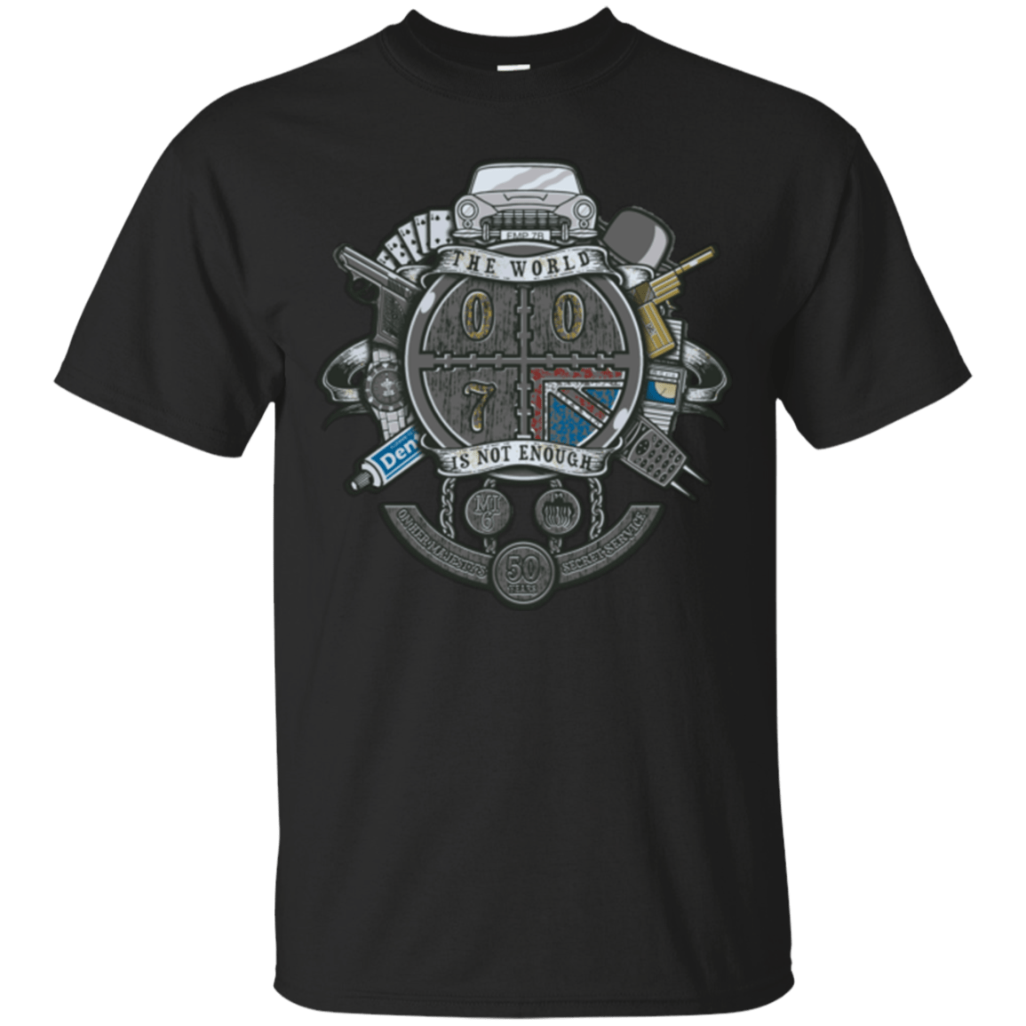 T-Shirts Black / Small British Spy Crest T-Shirt
