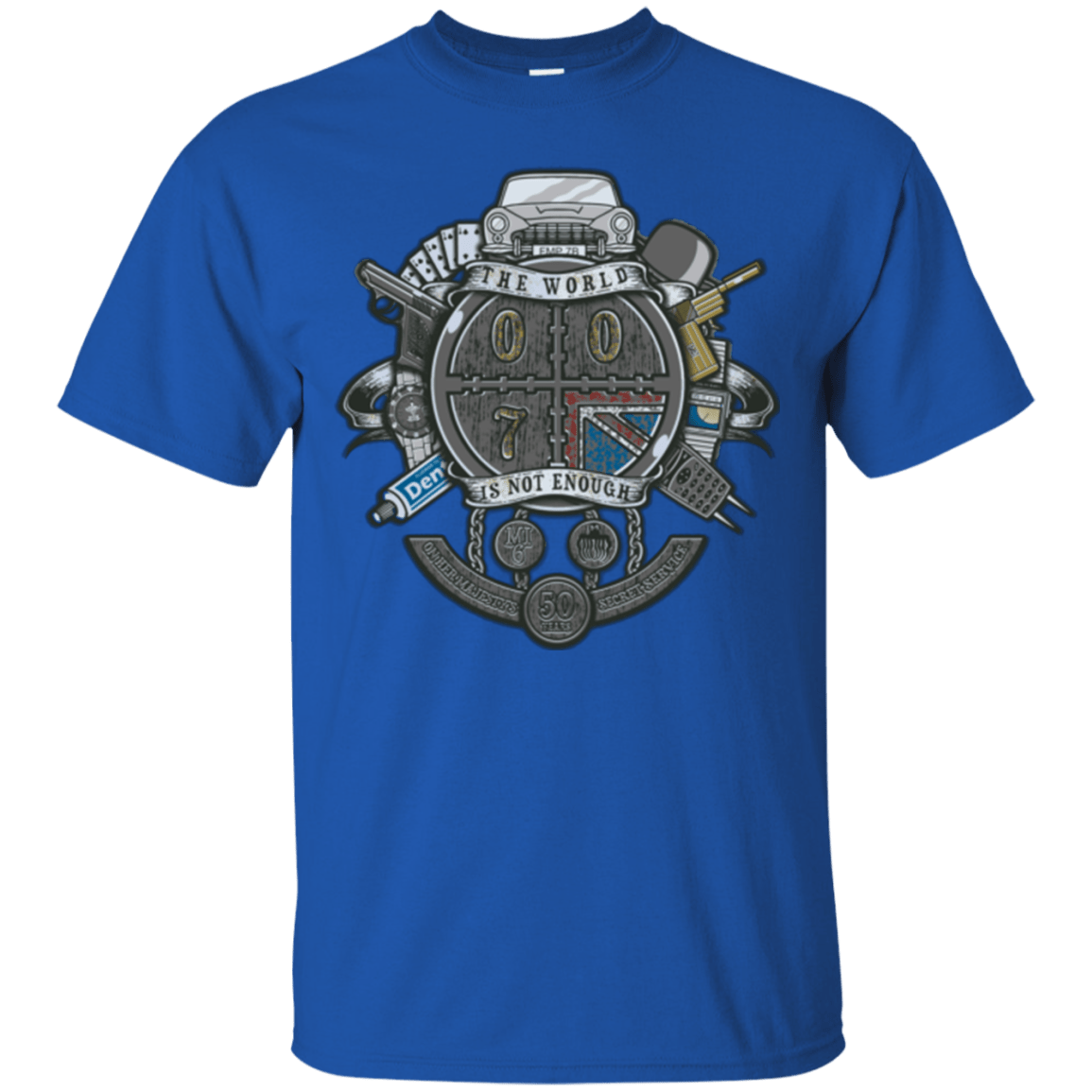 T-Shirts Royal / Small British Spy Crest T-Shirt