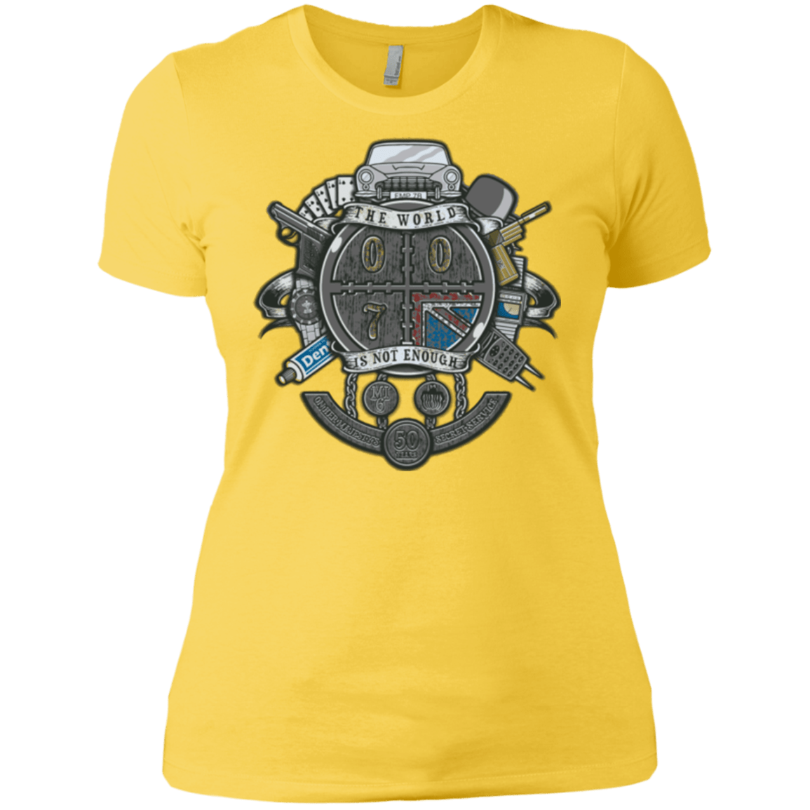 T-Shirts Vibrant Yellow / X-Small British Spy Crest Women's Premium T-Shirt
