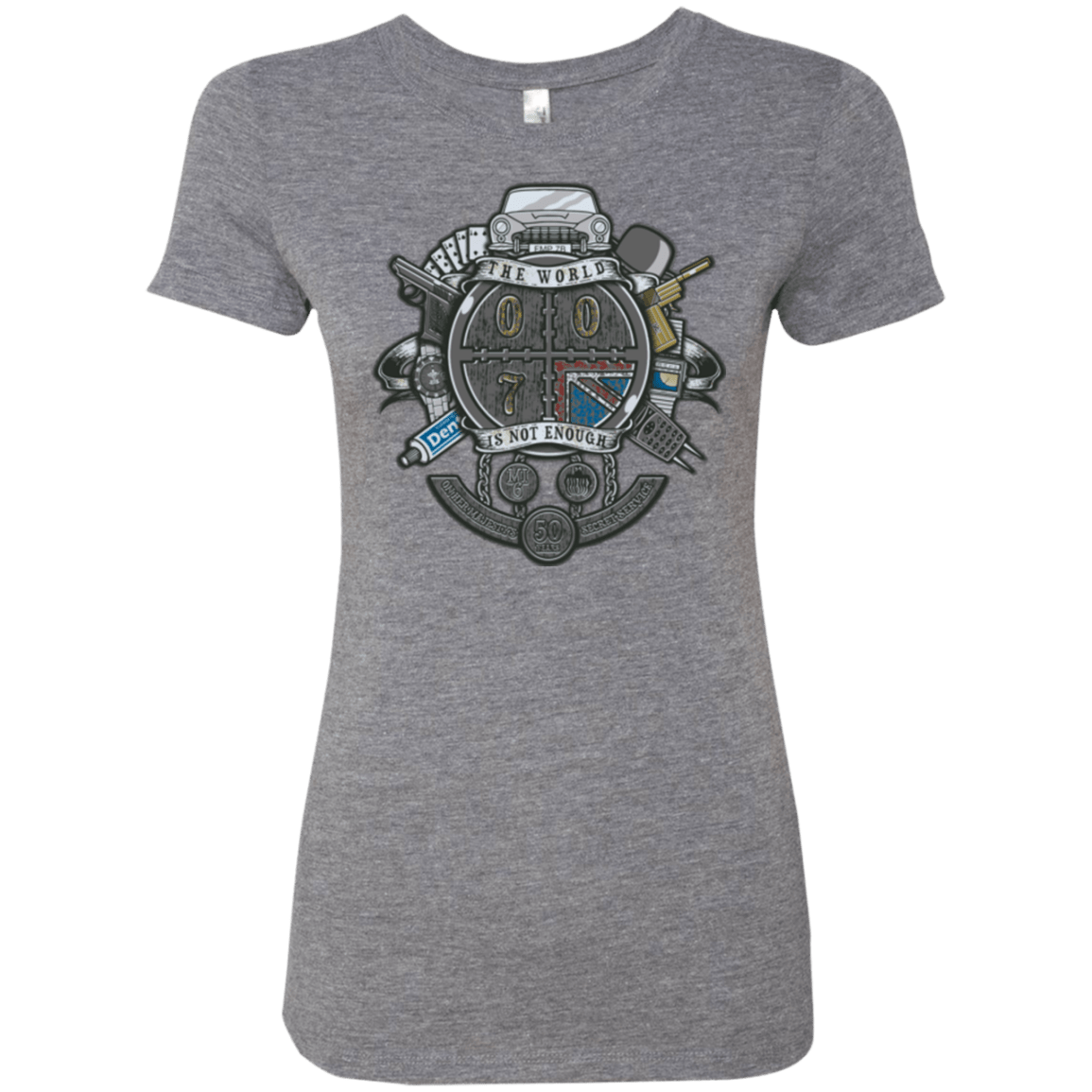 T-Shirts Premium Heather / Small British Spy Crest Women's Triblend T-Shirt