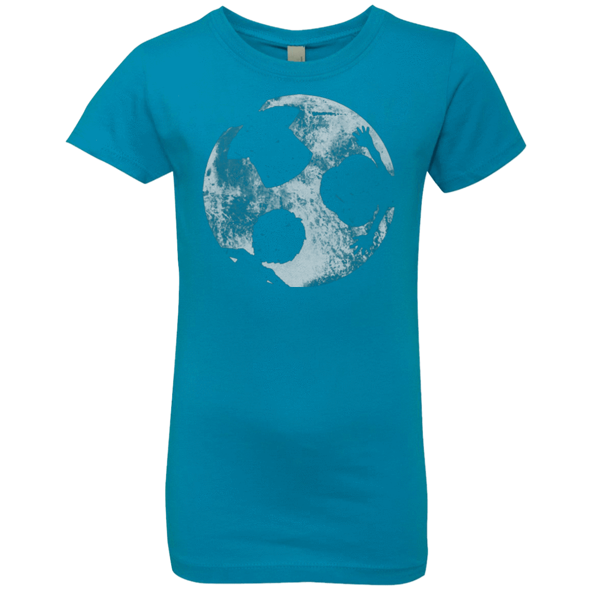 T-Shirts Turquoise / YXS Brothers Moon Girls Premium T-Shirt
