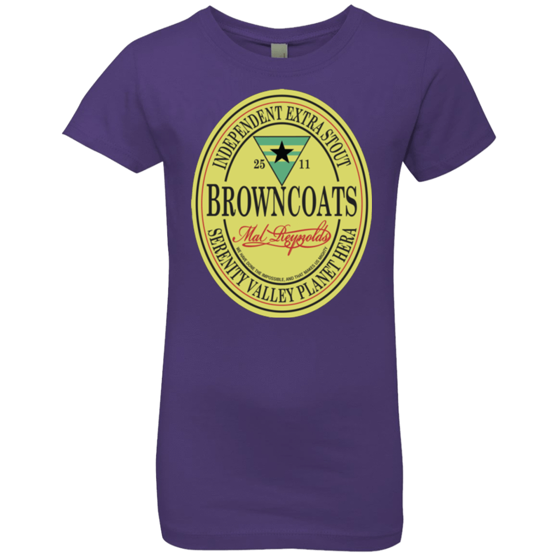 T-Shirts Purple Rush / YXS Browncoats Stout Girls Premium T-Shirt