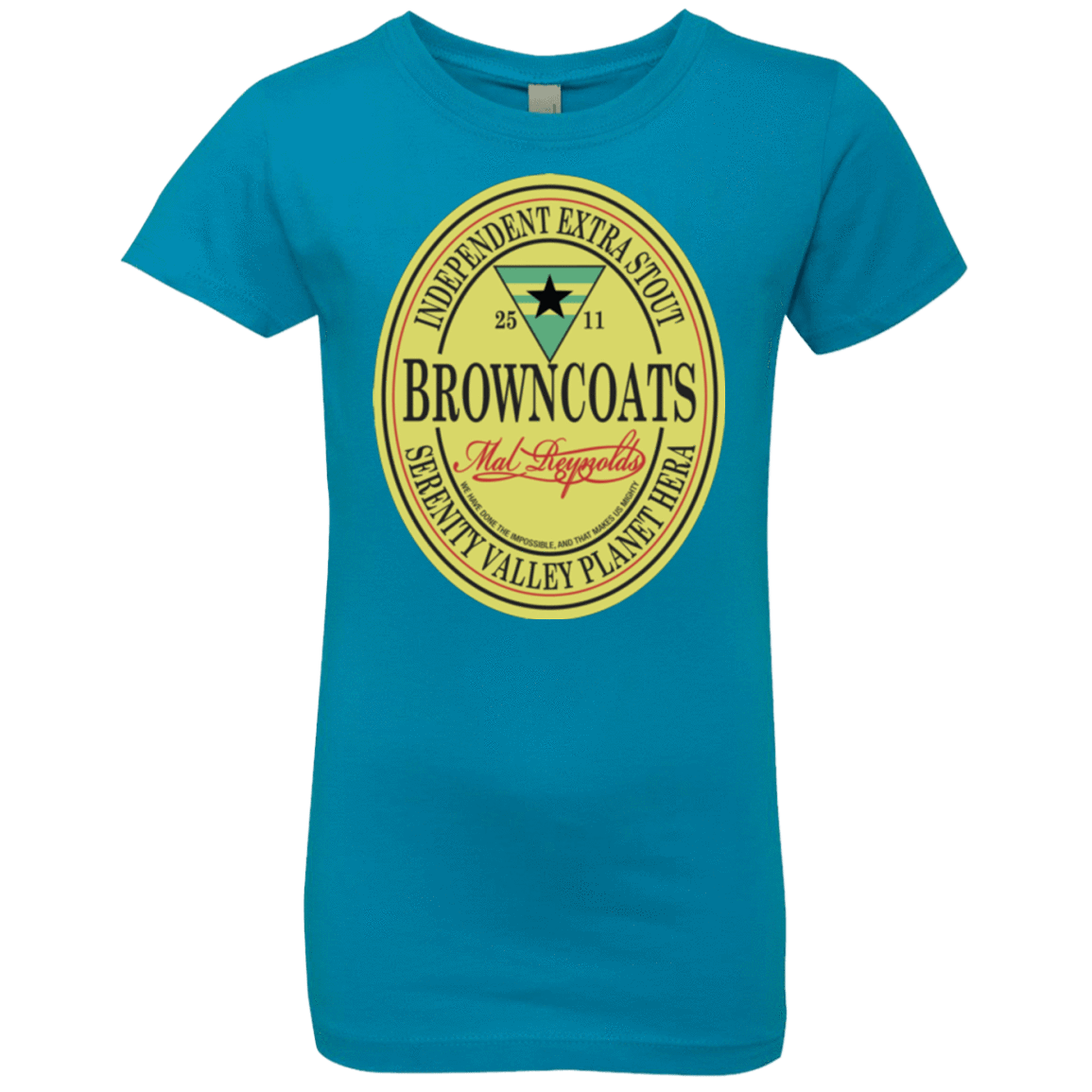 T-Shirts Turquoise / YXS Browncoats Stout Girls Premium T-Shirt