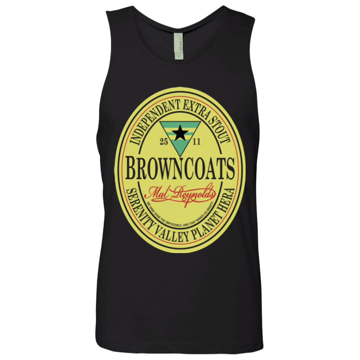 T-Shirts Black / Small Browncoats Stout Men's Premium Tank Top
