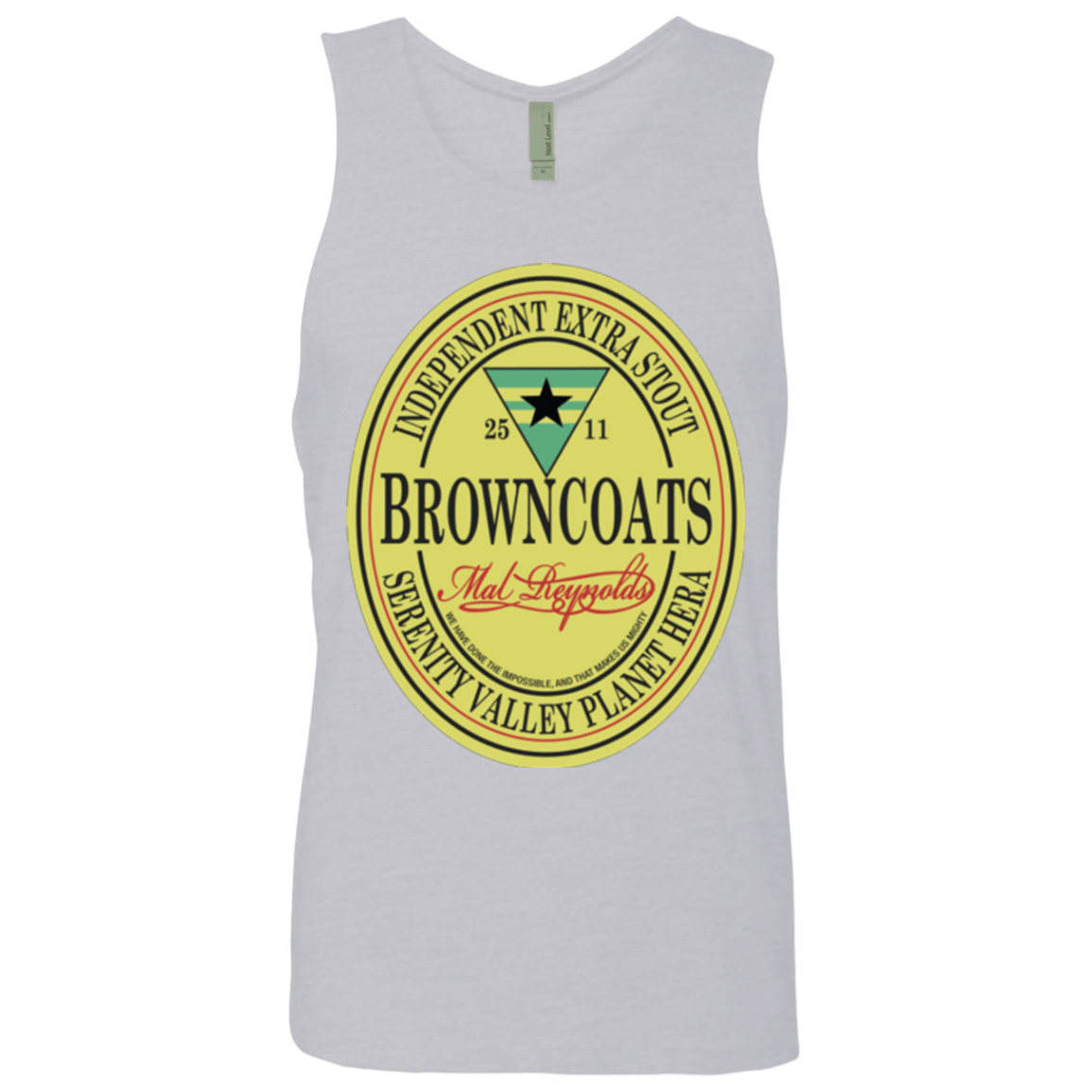 T-Shirts Heather Grey / Small Browncoats Stout Men's Premium Tank Top