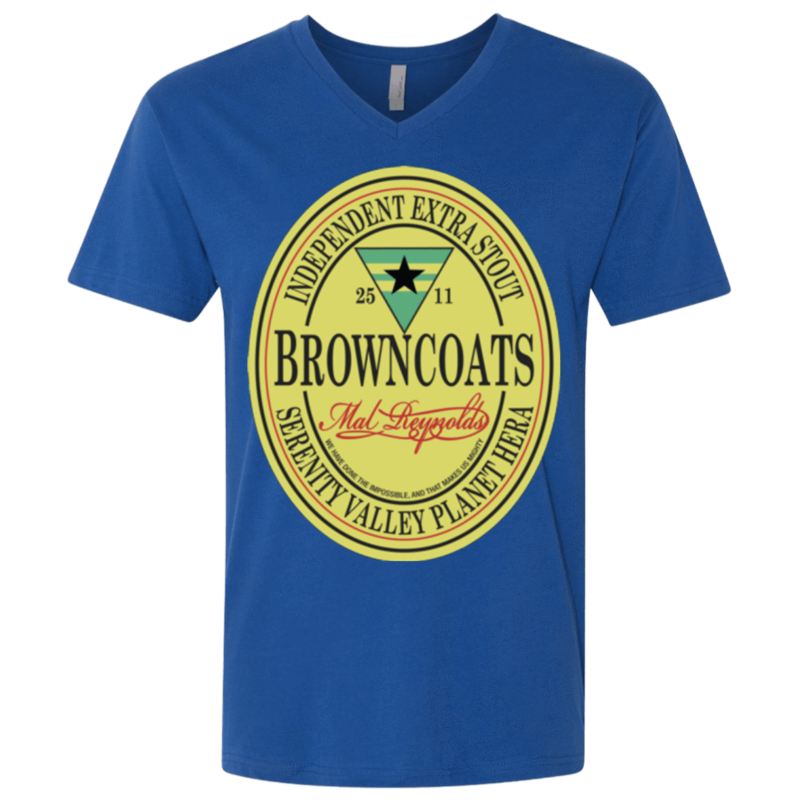 T-Shirts Royal / X-Small Browncoats Stout Men's Premium V-Neck