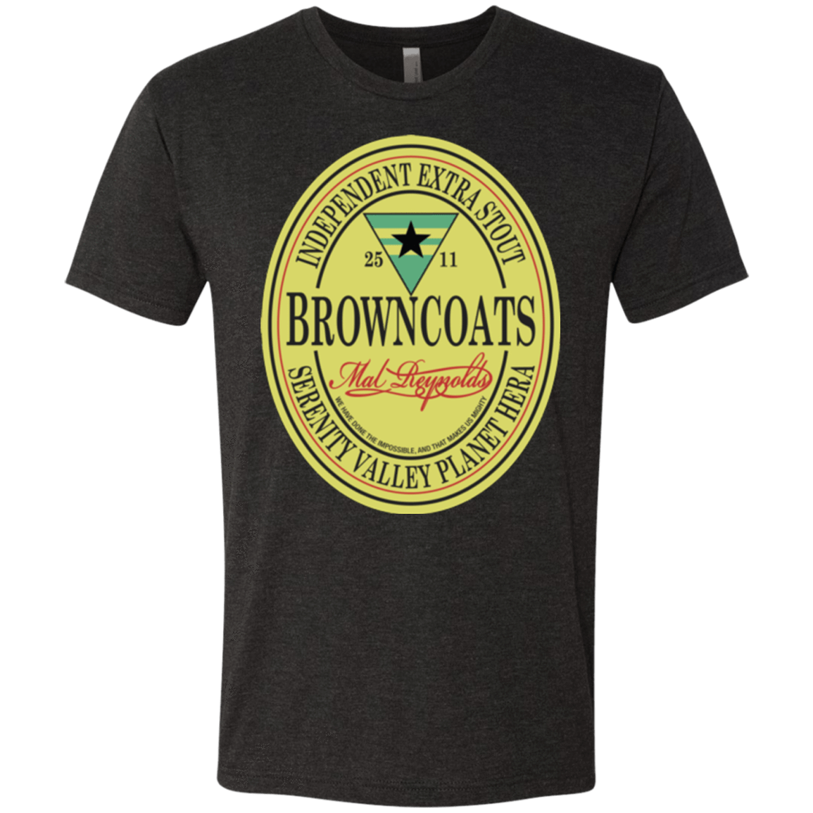 T-Shirts Vintage Black / Small Browncoats Stout Men's Triblend T-Shirt