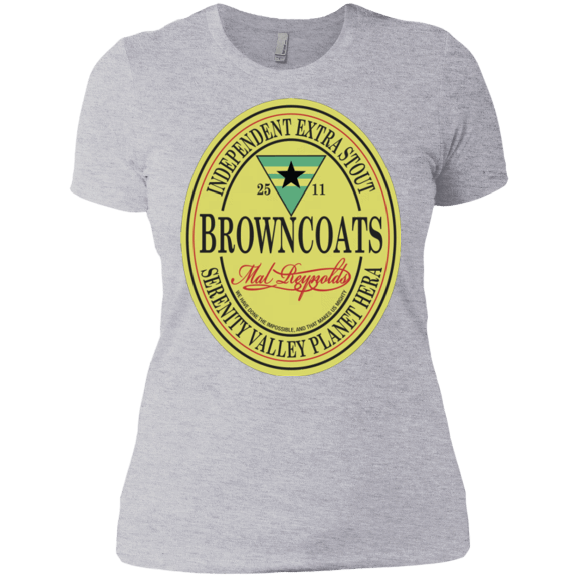 T-Shirts Heather Grey / X-Small Browncoats Stout Women's Premium T-Shirt
