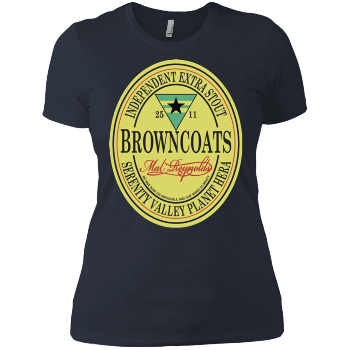 T-Shirts Indigo / X-Small Browncoats Stout Women's Premium T-Shirt