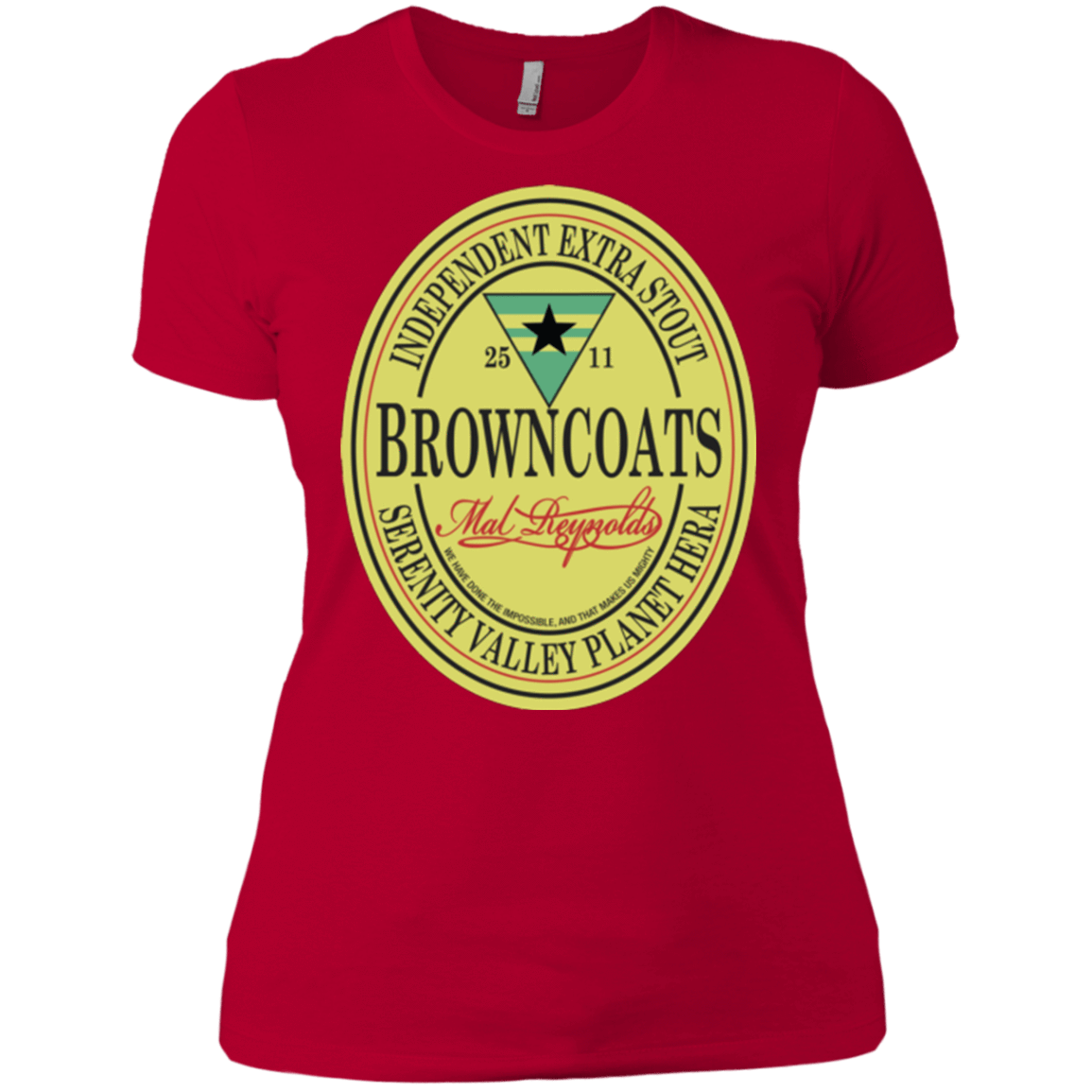 T-Shirts Red / X-Small Browncoats Stout Women's Premium T-Shirt