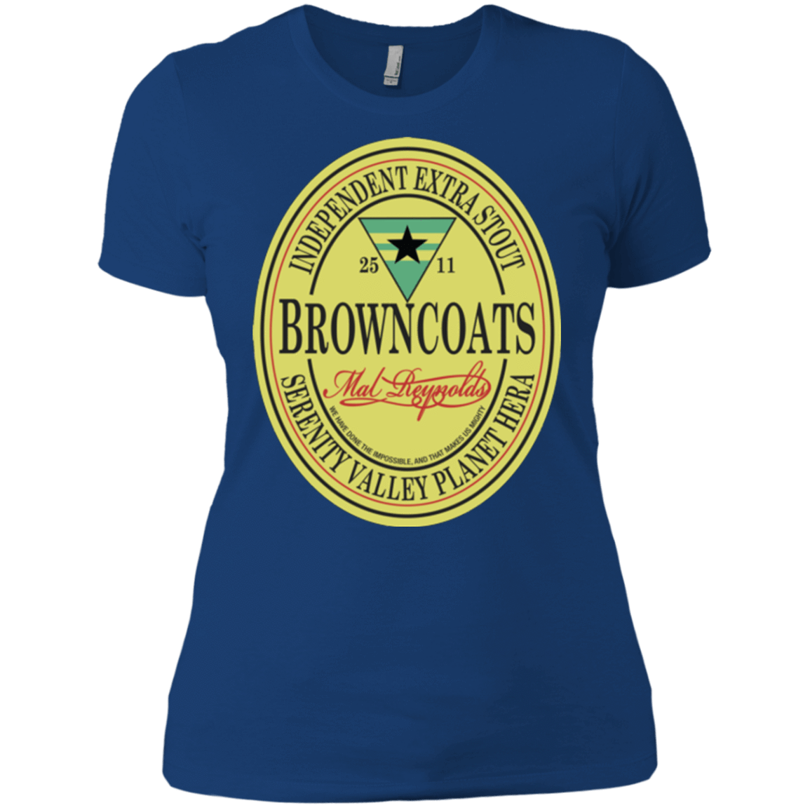 T-Shirts Royal / X-Small Browncoats Stout Women's Premium T-Shirt