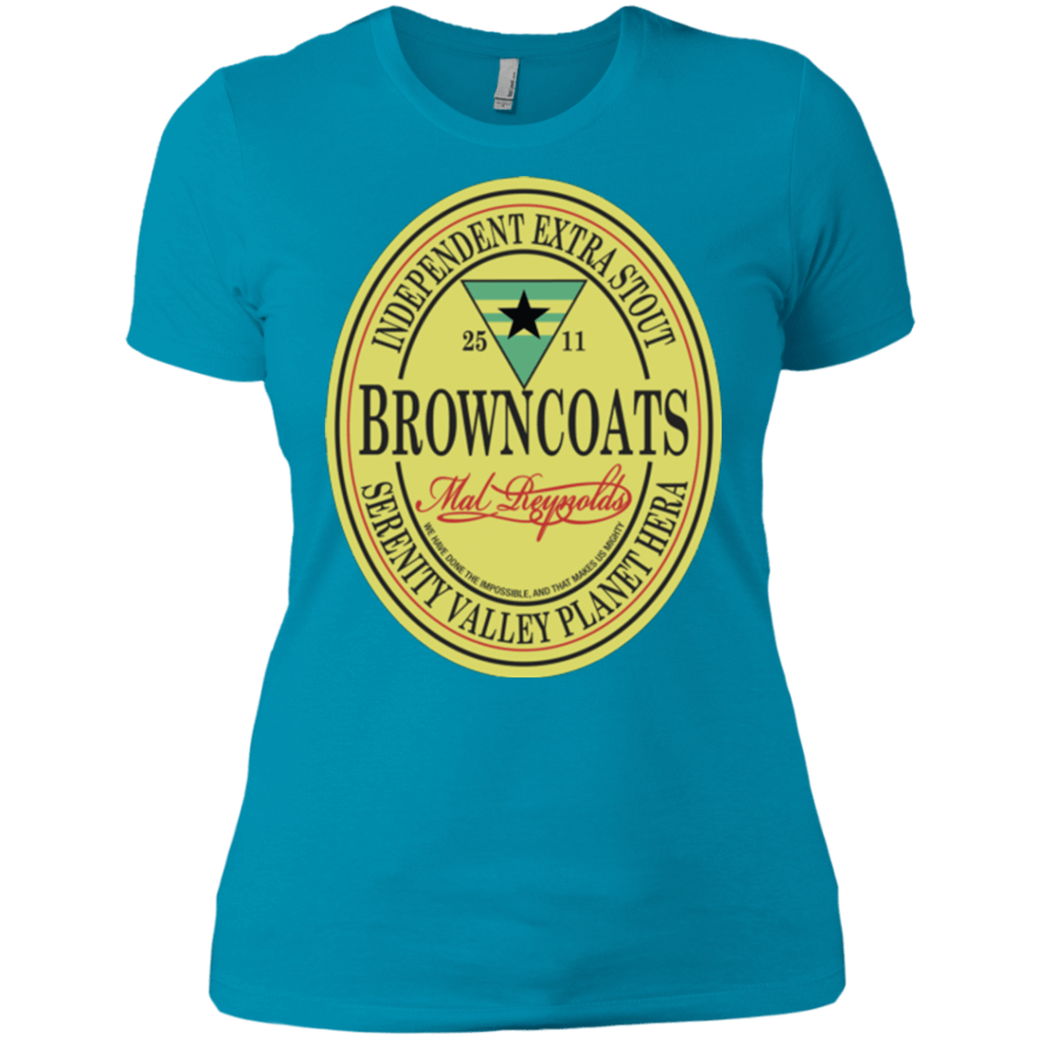 T-Shirts Turquoise / X-Small Browncoats Stout Women's Premium T-Shirt