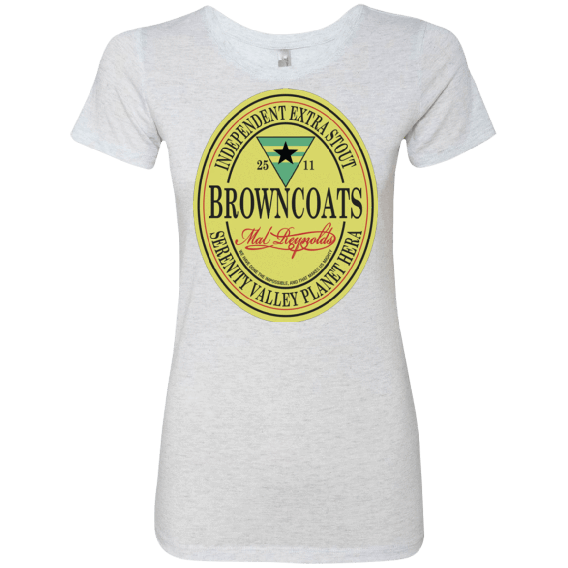 T-Shirts Heather White / Small Browncoats Stout Women's Triblend T-Shirt