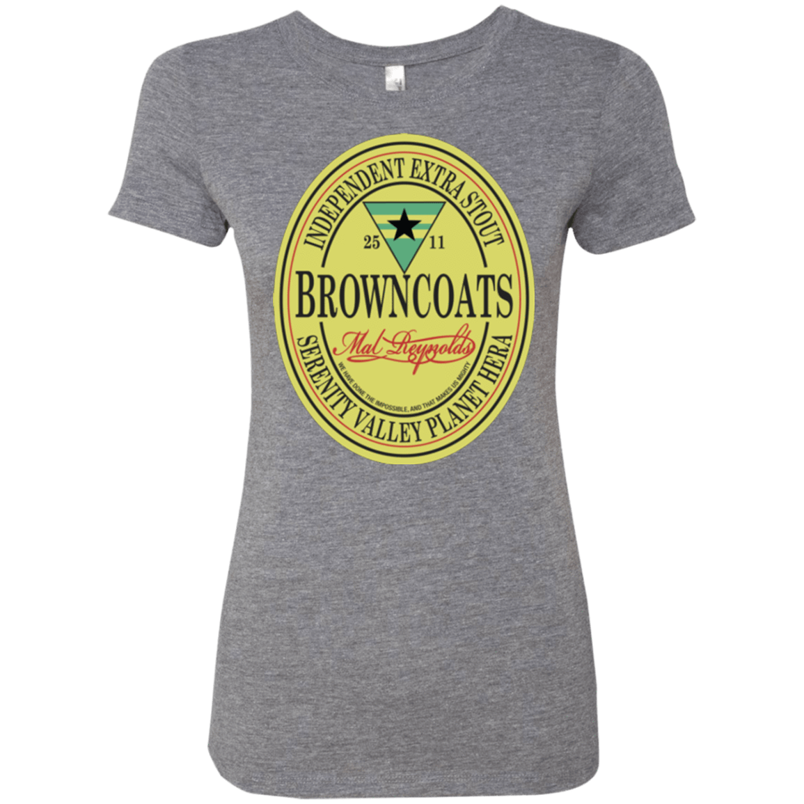T-Shirts Premium Heather / Small Browncoats Stout Women's Triblend T-Shirt