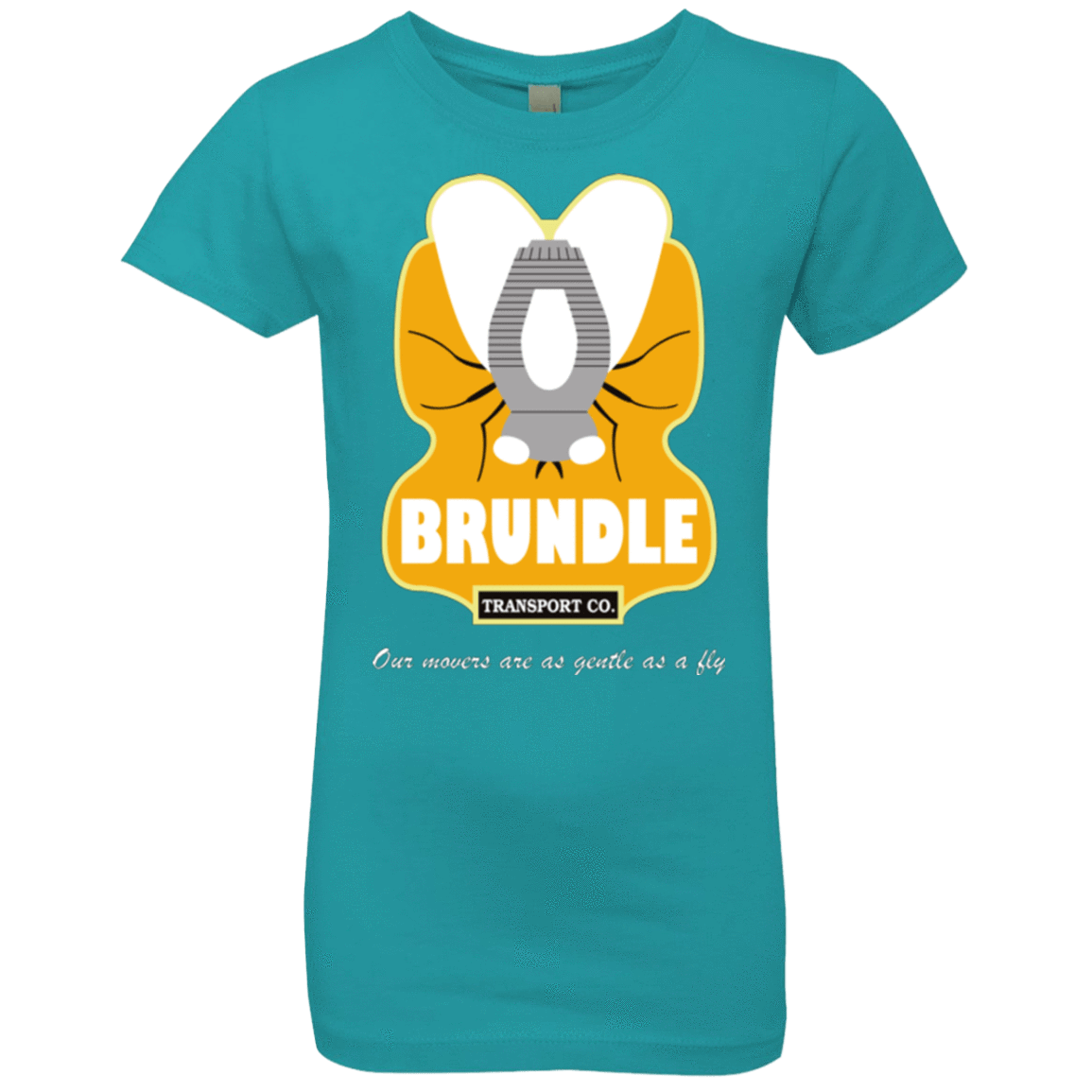 T-Shirts Tahiti Blue / YXS Brundle Transportation Girls Premium T-Shirt