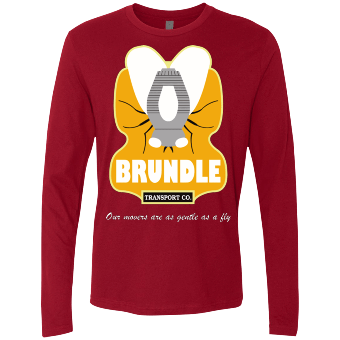 T-Shirts Cardinal / Small Brundle Transportation Men's Premium Long Sleeve