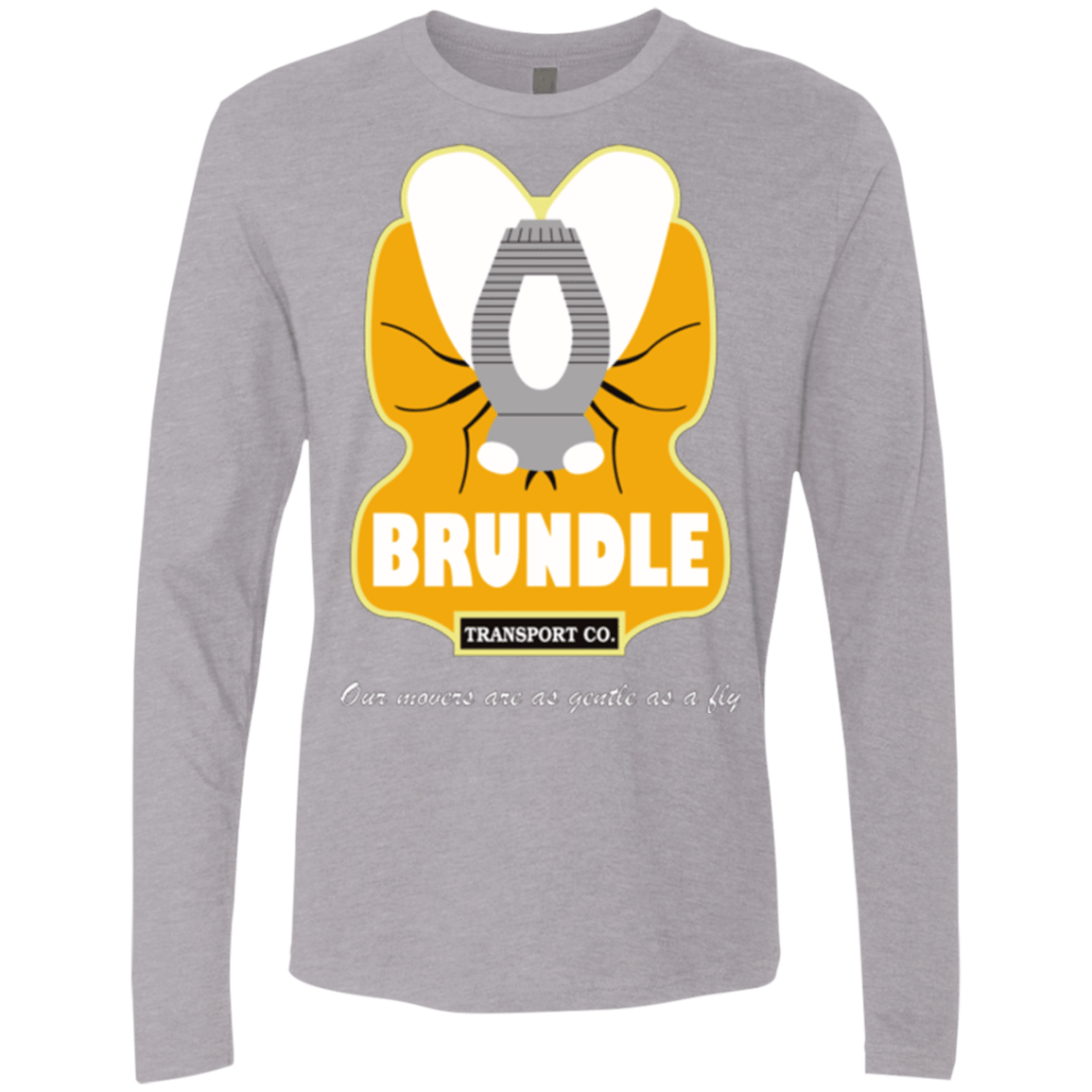 T-Shirts Heather Grey / Small Brundle Transportation Men's Premium Long Sleeve