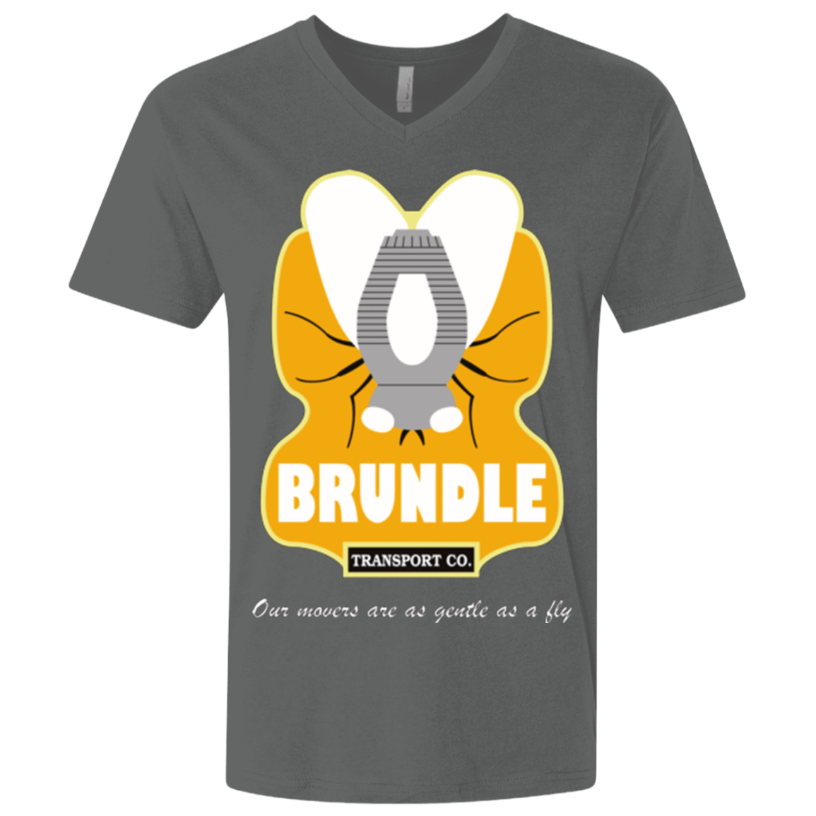 T-Shirts Heavy Metal / X-Small Brundle Transportation Men's Premium V-Neck