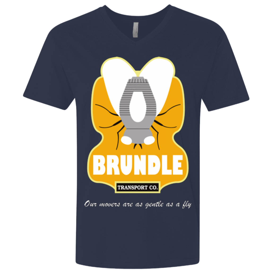 T-Shirts Midnight Navy / X-Small Brundle Transportation Men's Premium V-Neck