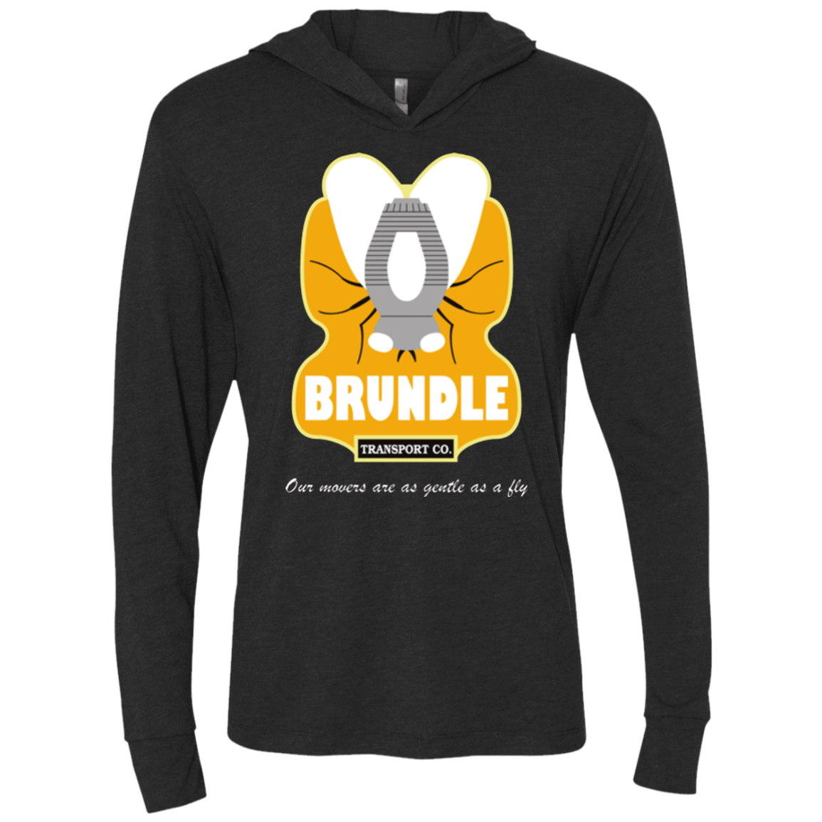 T-Shirts Vintage Black / X-Small Brundle Transportation Triblend Long Sleeve Hoodie Tee