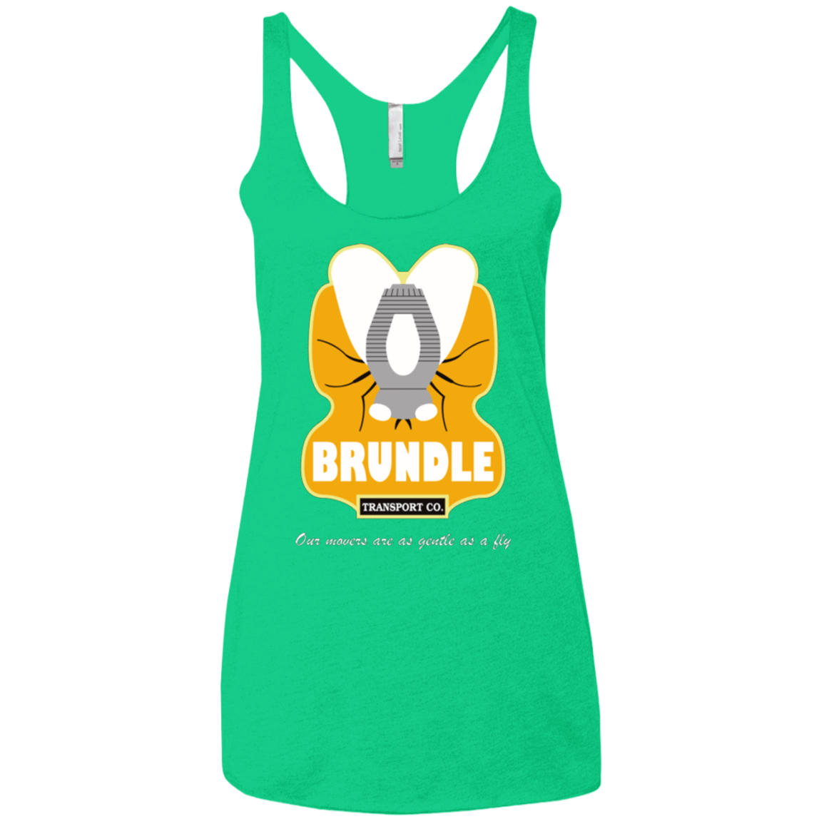 T-Shirts Envy / X-Small Brundle Transportation Women's Triblend Racerback Tank