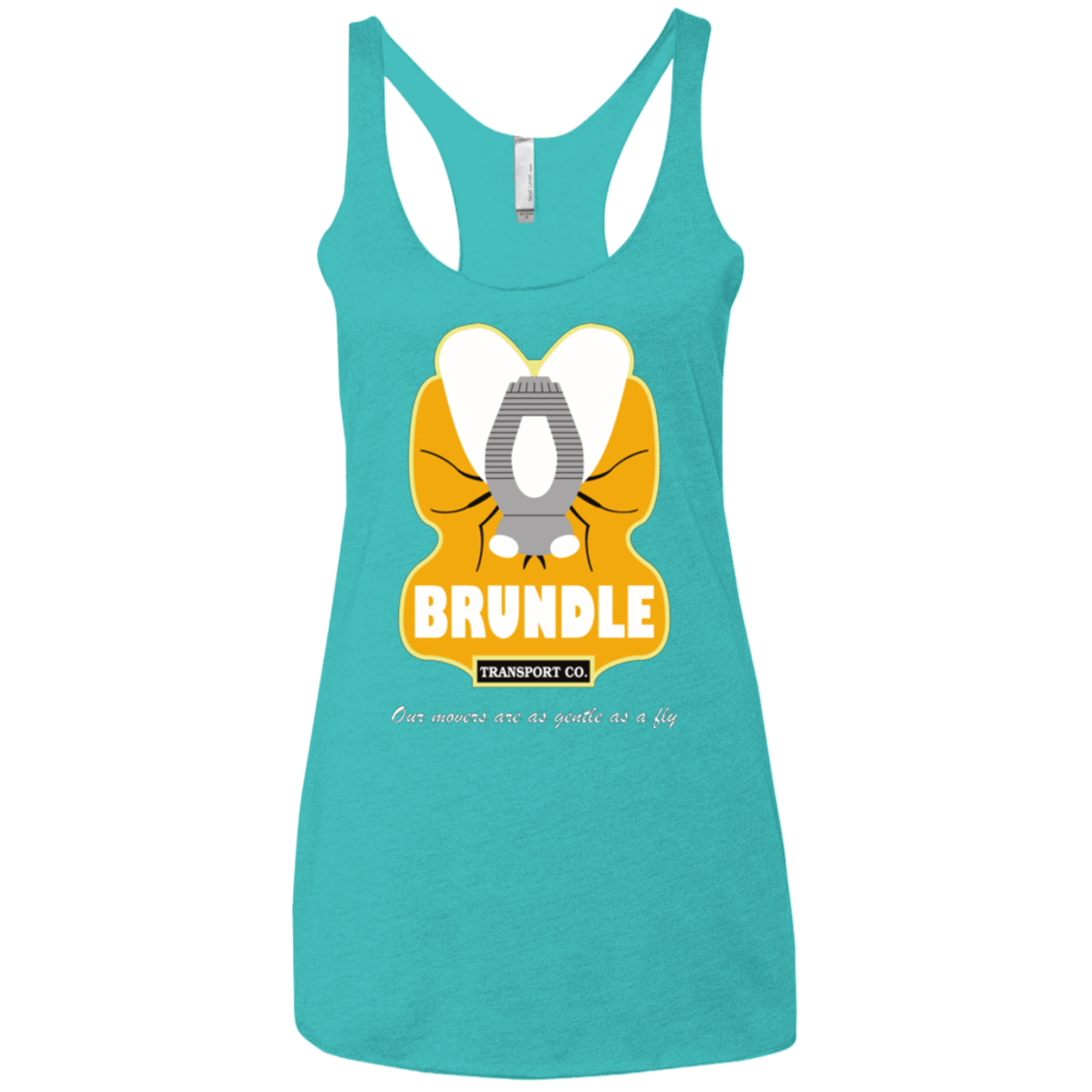 T-Shirts Tahiti Blue / X-Small Brundle Transportation Women's Triblend Racerback Tank