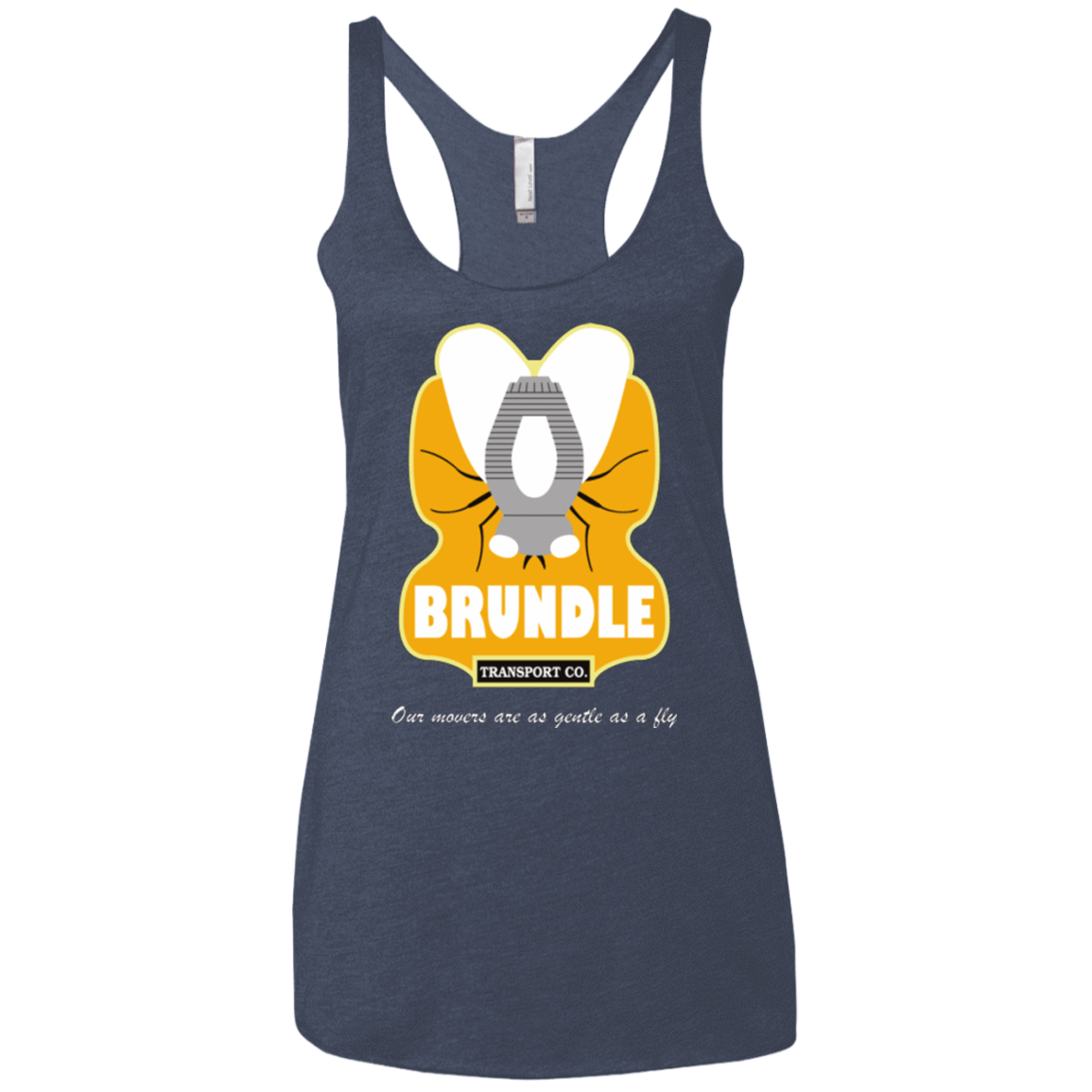 T-Shirts Vintage Navy / X-Small Brundle Transportation Women's Triblend Racerback Tank