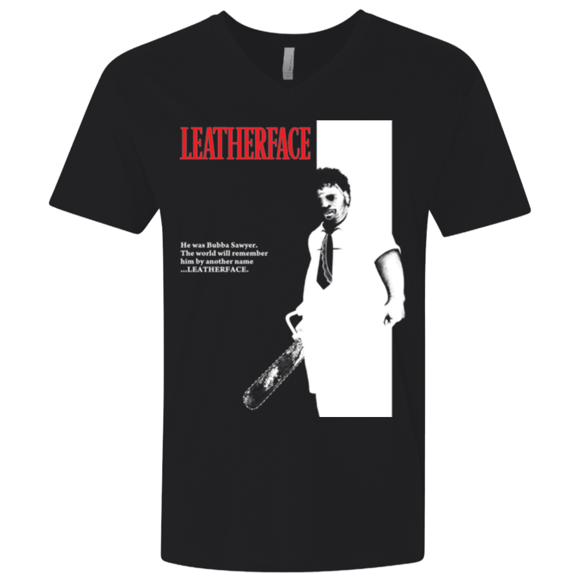 T-Shirts Black / X-Small Bubba Men's Premium V-Neck