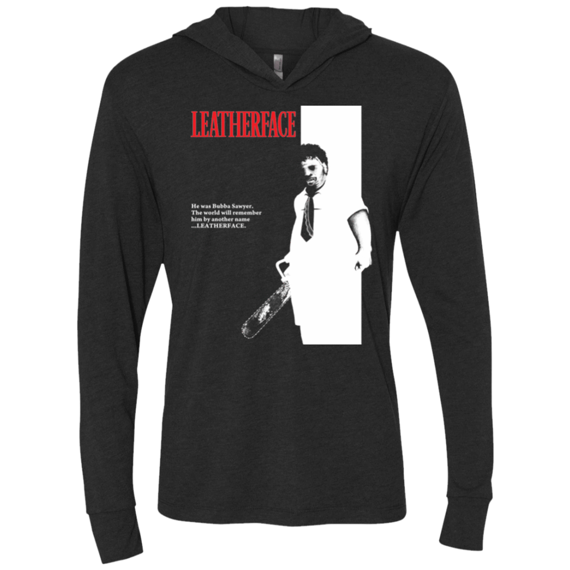 T-Shirts Vintage Black / X-Small Bubba Triblend Long Sleeve Hoodie Tee