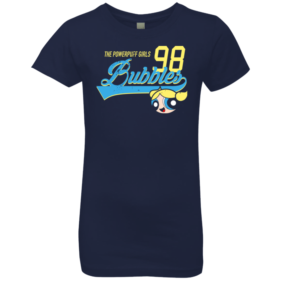 T-Shirts Midnight Navy / YXS Bubbles Girls Premium T-Shirt