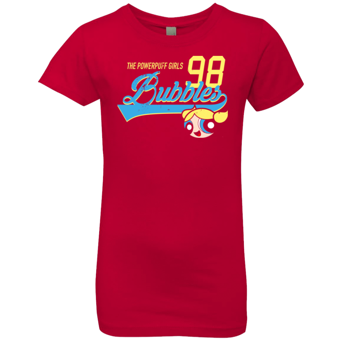 T-Shirts Red / YXS Bubbles Girls Premium T-Shirt