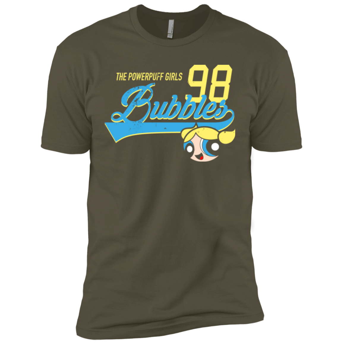 T-Shirts Military Green / X-Small Bubbles Men's Premium T-Shirt