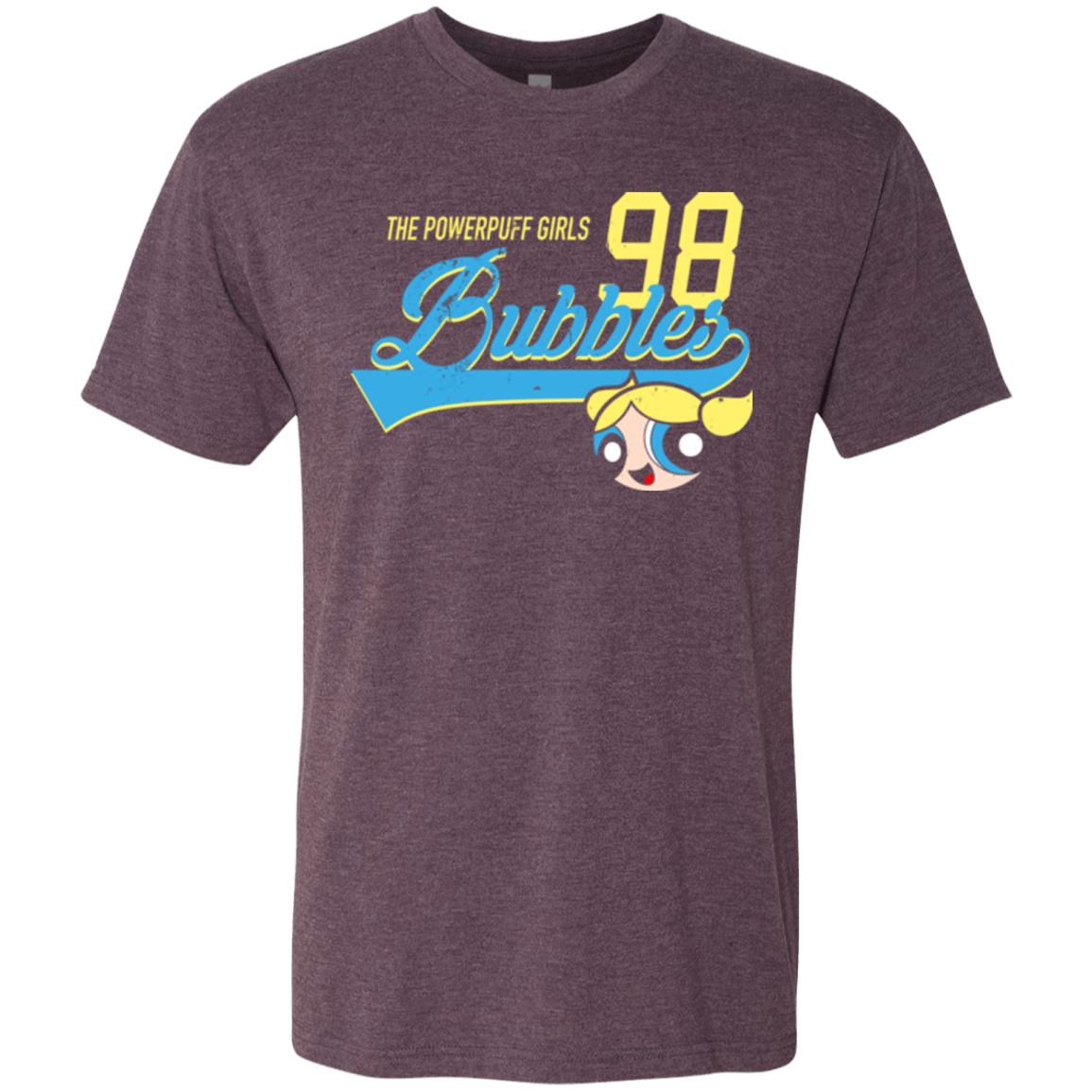 T-Shirts Vintage Purple / Small Bubbles Men's Triblend T-Shirt