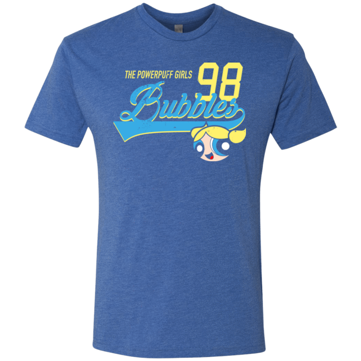 T-Shirts Vintage Royal / Small Bubbles Men's Triblend T-Shirt